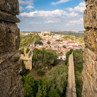 Vila Medieval de Óbidos em Portugal