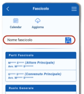 Em Nome fasciolo, coloque o nome completo do requerente, e agora, quando quiser consultar o processo clique em Fascicoli.