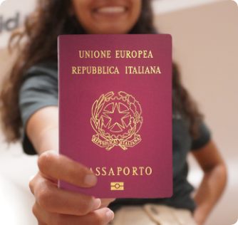 Imagem de um passaporte